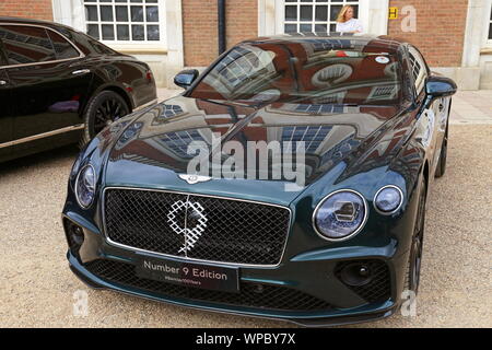 Bentley Continental GT Anzahl 9. Ausgabe (2019), Zukunft Classic, Concours von Eleganz 2019, Hampton Court Palace, Surrey, England, UK, Europa Stockfoto