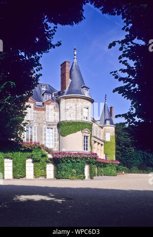 Das Schloss Rambouillet Rambouillet steht im gleichnamigen Ort etwa 50 Kilometer südwestlich von Paris in Frankreich. Erbaut wurde es im Jahr 1368 von Stockfoto