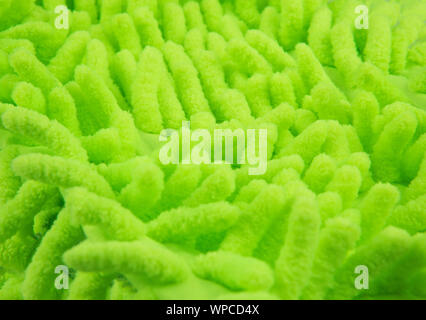 Die Beschaffenheit des Gewebes. Grün gestrickt Textur Stockfoto