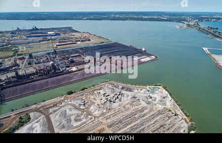 Hamilton industrielle Bereiche Stockfoto
