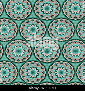 Interessante Formen schaffen eine schöne, symmetrisches Design Pattern, die nahtlos gefliest werden kann Stockfoto