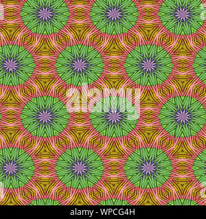 Interessante Formen schaffen eine schöne, symmetrisches Design Pattern, die nahtlos gefliest werden kann Stockfoto