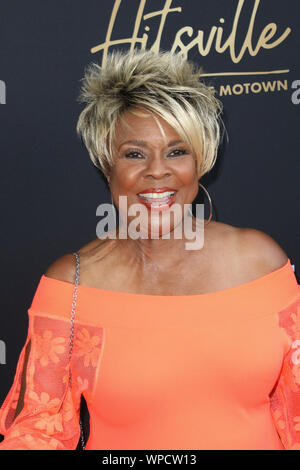 Premiere von "Showtime" Hitsville: Die Herstellung von Motown' im Harmony Gold in Los Angeles, Kalifornien am 8. August 2019 Mit: Thelma Houston, Wo: Los Angeles, California, United States Wann: 09 Aug 2019 Quelle: Sheri Determan/WENN.com Stockfoto