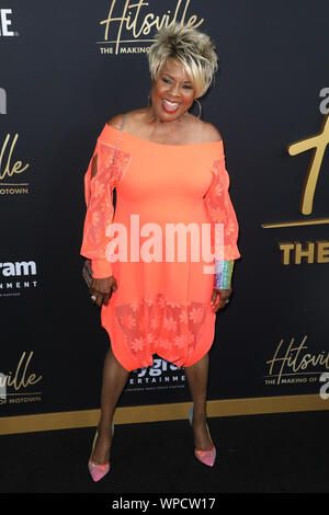 Premiere von "Showtime" Hitsville: Die Herstellung von Motown' im Harmony Gold in Los Angeles, Kalifornien am 8. August 2019 Mit: Thelma Houston, Wo: Los Angeles, California, United States Wann: 09 Aug 2019 Quelle: Sheri Determan/WENN.com Stockfoto