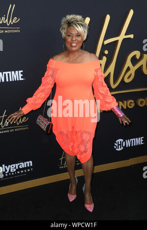 Premiere von "Showtime" Hitsville: Die Herstellung von Motown' im Harmony Gold in Los Angeles, Kalifornien am 8. August 2019 Mit: Thelma Houston, Wo: Los Angeles, California, United States Wann: 09 Aug 2019 Quelle: Sheri Determan/WENN.com Stockfoto