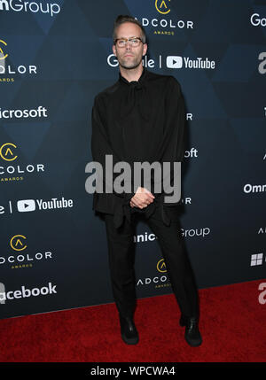 September 2019, Los Angeles, Kalifornien, USA: 08. September 2019 – Los Angeles, Kalifornien – Justin Tranter. 13. Jährliche ADCOLOR Awards im JW Marriott Los Angeles L.A. Live. Foto: Birdie Thompson/AdMedia Stockfoto