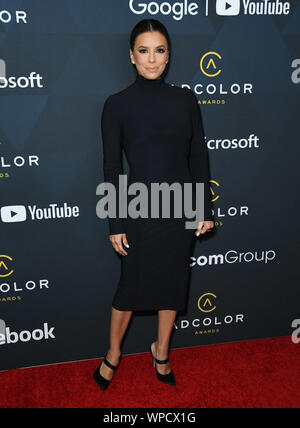September 2019, Los Angeles, Kalifornien, USA: 08. September 2019 – Los Angeles, Kalifornien – Eva Longoria. 13. Jährliche ADCOLOR Awards im JW Marriott Los Angeles L.A. Live. Foto: Birdie Thompson/AdMedia Stockfoto