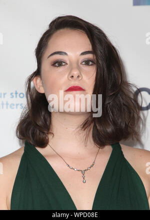 Burbank, CA. 8. Sep 2019. Samantha Baugnon, an der 11. jährlichen Burbank International Film Festival schließen Nacht in Los Angeles Marriott Burbank Airport in Burbank, Kalifornien am 8. September 2019. Credit: Faye Sadou/Medien Punch/Alamy leben Nachrichten Stockfoto