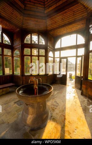 Mountain spa Karlova Studánka in der Tschechischen Republik. Stockfoto