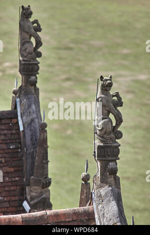 Stolz in Kent's letzten mittelalterlichen Deer Park, Knole durch Abgabe der Sackville Familie, die hier noch heute leben. Stockfoto