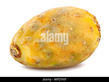 Feigenkaktus Thunfisch Obst weg isoliert auf weißem Stockfoto