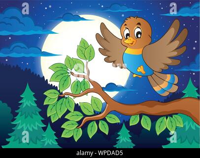 Vogel Thema Bild 5 Stock Vektor