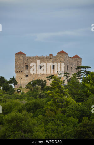 Berühmte Festung Nehaj in der Stadt Senj, Kroatien Stockfoto