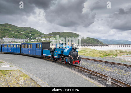 Fairbourne Dampfzug in der Nähe von Callander Mid Wales Gwynedd Stockfoto