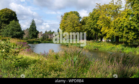 Außerdem befinden sich das Hever Castle, Kent, Großbritannien Stockfoto