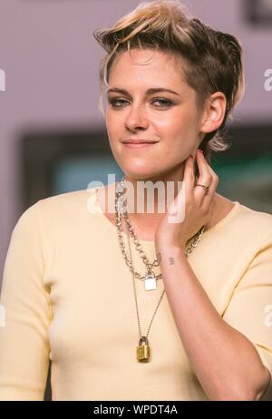 Kristen Stewart nimmt an der Pressekonferenz der 'Aeronauts' während der 44Th Toronto International Film Festival, tiff, in Toronto, Kanada, am 08. September 2019. | Verwendung weltweit Stockfoto