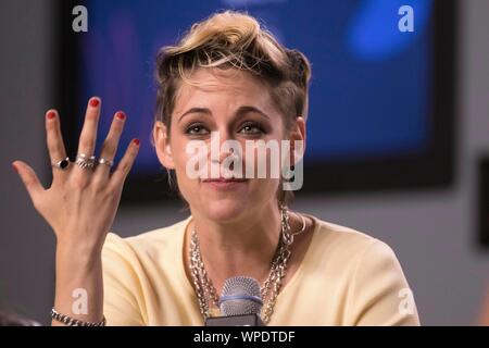 Kristen Stewart nimmt an der Pressekonferenz der 'Aeronauts' während der 44Th Toronto International Film Festival, tiff, in Toronto, Kanada, am 08. September 2019. | Verwendung weltweit Stockfoto