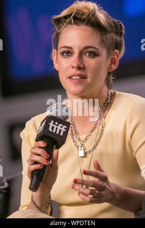Kristen Stewart nimmt an der Pressekonferenz der 'Aeronauts' während der 44Th Toronto International Film Festival, tiff, in Toronto, Kanada, am 08. September 2019. | Verwendung weltweit Stockfoto