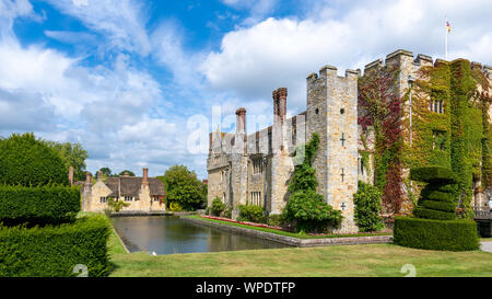 Hever Castle & Gelände, Kent, Großbritannien Stockfoto