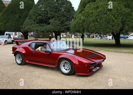 De tomaso Pantera GT 5 (1984), Concours von Eleganz 2019, Hampton Court Palace, East Molesey, Surrey, England, Großbritannien, Großbritannien, Europa Stockfoto