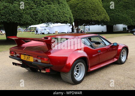 De tomaso Pantera GT 5 (1984), Concours von Eleganz 2019, Hampton Court Palace, East Molesey, Surrey, England, Großbritannien, Großbritannien, Europa Stockfoto