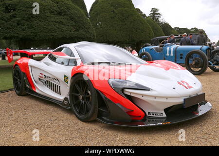 McLaren P1 GTR (2018) Concours von Eleganz 2019, Hampton Court Palace, East Molesey, Surrey, England, Großbritannien, Großbritannien, Europa Stockfoto