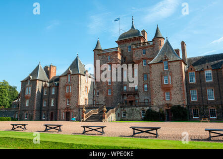 Thirlestane Castle in der Nähe von Lauder, Scottish Borders, Schottland, Großbritannien Stockfoto