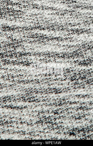 Echten Heather Grey Gewirke aus synthetischen Fasern strukturierten Hintergrund Stockfoto