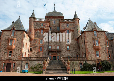 Thirlestane Castle in der Nähe von Lauder, Scottish Borders, Schottland, Großbritannien Stockfoto