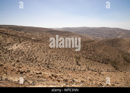 Blick vom Mount Nebo, Madaba, Jordanien Stockfoto