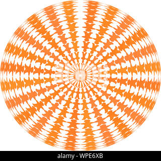 Ein Kreis von Hand-holding Holzfiguren auf einem weißen Hintergrund als Textur Stockfoto