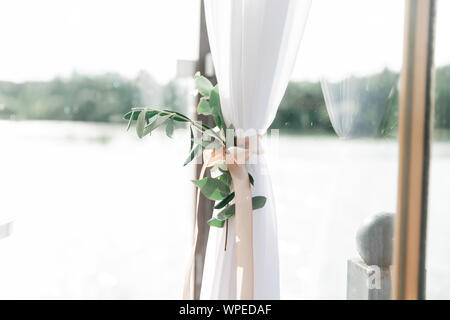 Bis zu schließen. Hochzeit Olive Branch. Feste und Traditionen Stockfoto
