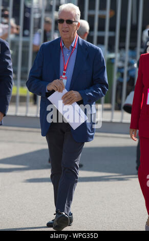 Monza, Italien. 07 Sep, 2019. Monza, Italien - 07 September, 2019: FIA Formula One World Championship, Grand Prix von Italien mit Piero Ferrari | Verwendung der weltweiten Kredit: dpa/Alamy leben Nachrichten Stockfoto