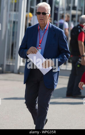 Monza, Italien. 07 Sep, 2019. Monza, Italien - 07 September, 2019: FIA Formula One World Championship, Grand Prix von Italien mit Piero Ferrari | Verwendung der weltweiten Kredit: dpa/Alamy leben Nachrichten Stockfoto