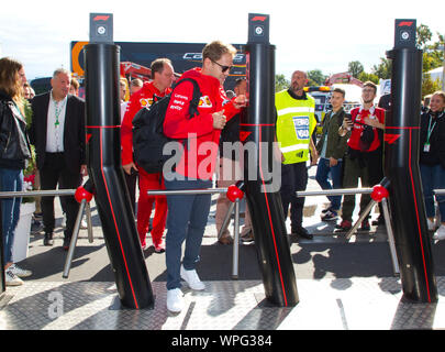 Monza, Italien. 08 Sep, 2019. Monza, Italien - September 08, 2019: FIA-Formel-1-Weltmeisterschaft, den grossen Preis von Italien mit Sebastian Vettel Scuderia Ferrari Quelle: dpa/Alamy leben Nachrichten Stockfoto