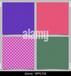 Nahtlose herz-muster Hintergrund - der Vektor Valentinstag grafischen Designs Stock Vektor