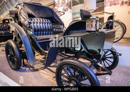 Dearborn, MI, USA - März 2019: Die 1901 Columbia Victoria Elektroauto Stockfoto