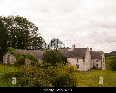 Ty Neuadd Hafoty Mittelalterliche Halle Haus Llanddona ISLE OF ANGLESEY Wales UK Stockfoto