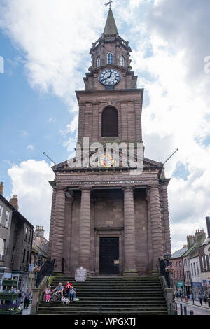 Das Rathaus in Berwick-upon-Tweed, Northumberland, der nördlichsten Stadt in England, Großbritannien Stockfoto