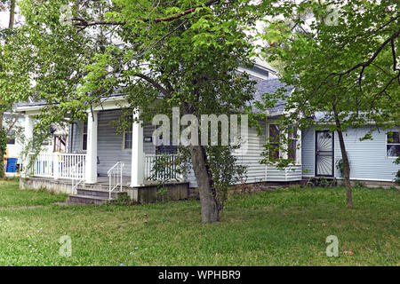 Das erste Haus von Toni Morrison, aka Chloe Wofford, in der Arbeiterklasse Stadt Lorain, Ohio, USA. Stockfoto