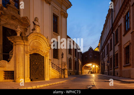Dawn Altstadt in Krakau, Polen. Stockfoto