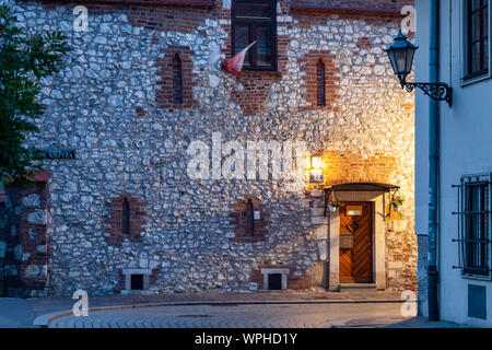 Dawn Altstadt in Krakau, Polen. Stockfoto