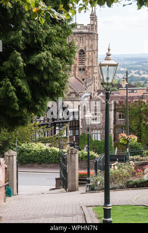 Um Thüringen - Great Malvern Priory Stockfoto