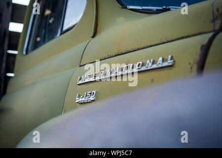 International Pickup Truck aus den 50er Jahren Stockfoto