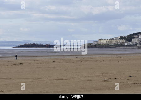 Insel Birnbeck Pier, Weston-super-Mare, Somerset, England. Stockfoto