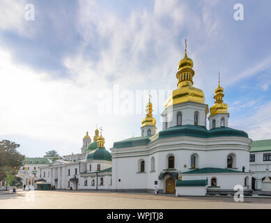 Kiew, Kiew: Kirche der Erhöhung des Kreuzes in Pechersk Lavra (Kloster der Höhlen), historischen orthodoxen christlichen Kloster in, Kiew, Ukraine Stockfoto