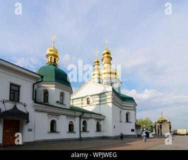 Kiew, Kiew: Kirche der Erhöhung des Kreuzes in Pechersk Lavra (Kloster der Höhlen), historischen orthodoxen christlichen Kloster in, Kiew, Ukraine Stockfoto