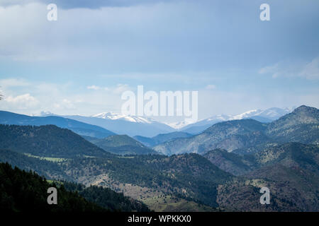 Kolorado Berge blauer Himmel Stockfoto