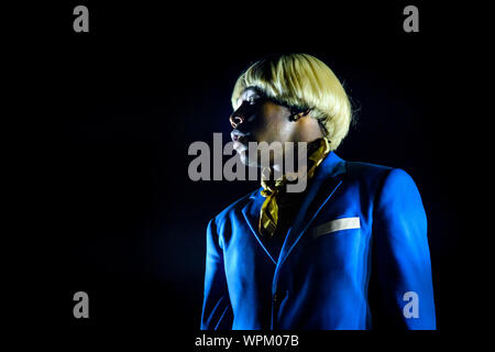 Toronto, Kanada. 06 Sep, 2019. Amerikanische rapper, Tyler Gregory Okonma, professionell wie Tyler, der Schöpfer bekannt, führt eine ausverkaufte Show in Toronto. Credit: SOPA Images Limited/Alamy leben Nachrichten Stockfoto