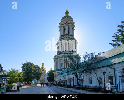 Kiew, Kiew: Große Lavra Glockenturm, Pechersk Lavra (Kloster der Höhlen), historischen orthodoxen christlichen Kloster in, Kiew, Ukraine Stockfoto